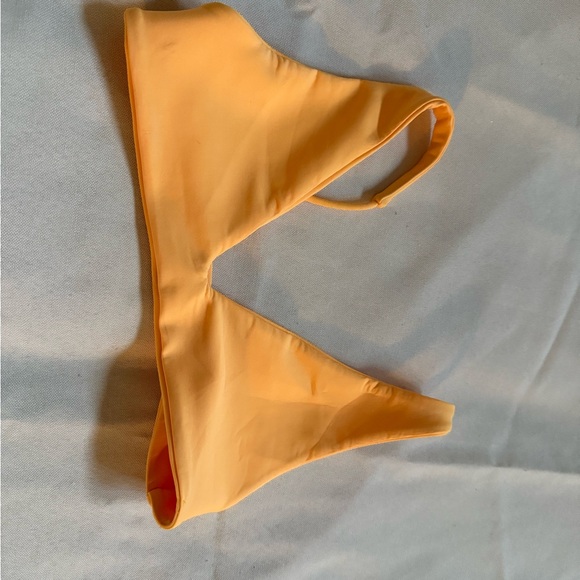 Vibrant Yellow Ark Swimwear Bikini Top Size Medium Swimsuit - Picture 2 of 9